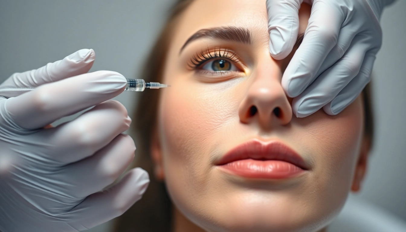 Frau erhält eine Botox Behandlung im Zürich – sichere & professionell durchgeführte Faltenbehandlung