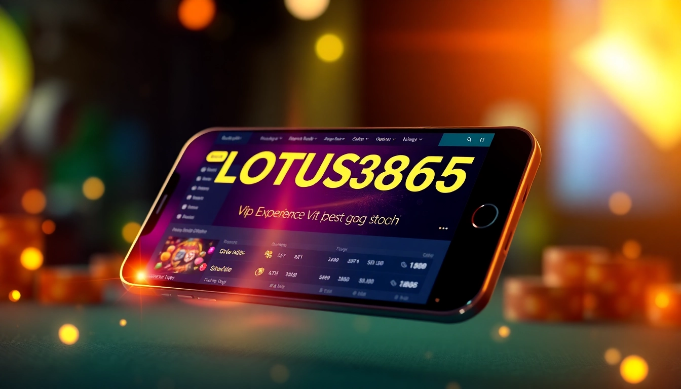 Secure LOTUS365 vip betting platform on mobile with vibrant design and fast action features accessible on any device.