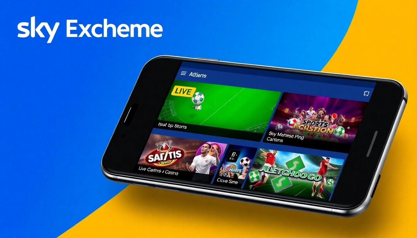 Download the Sky Exchange App for secure sports betting and casino games on your device easily and quickly.